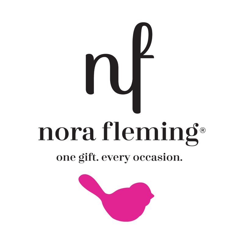 nf nora fleming Nora Fleming Hand-Painted Mini: Conversation Hearts (Triple Hearts) A178 - Image 4